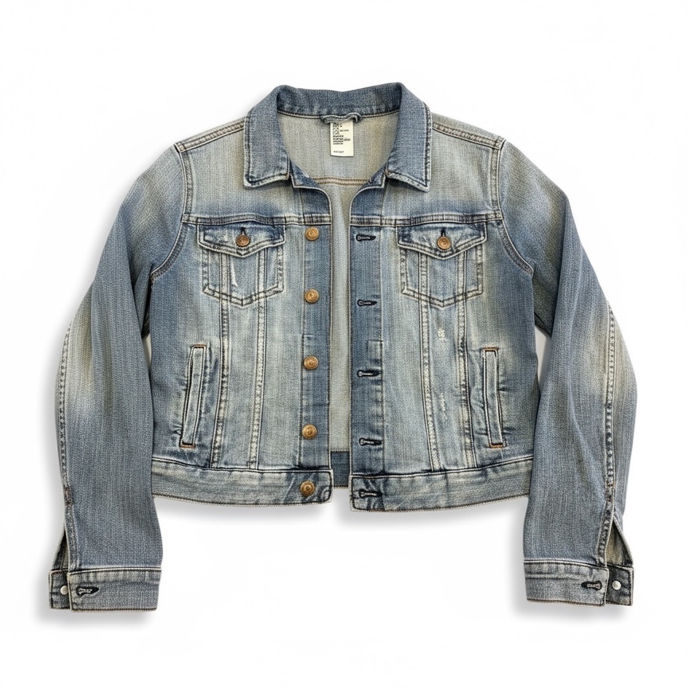 Stylish Blue Women’s Denim Jacket Size 8